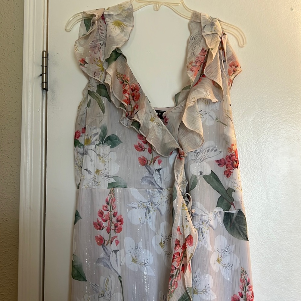 Floral Maxi dress with slit! Bought in London